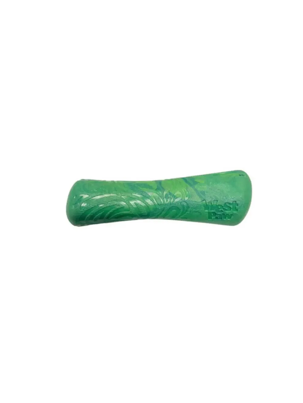 (RGB4) West Paw Zogoflex Drifty Floating Bone Dog Toy Small Emerald Green Chew